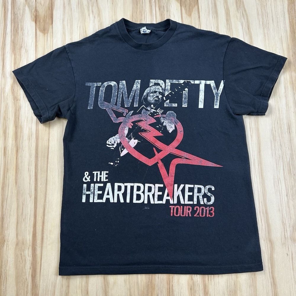 Tom Petty Heartbreakers Womens M Black 2013 Tour Double Sided T Shirt